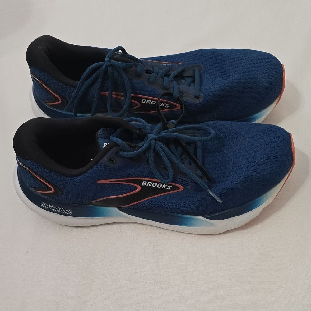 Brooks GLYCERIN  Blue and Black MEN'S Running Shoes 11.5